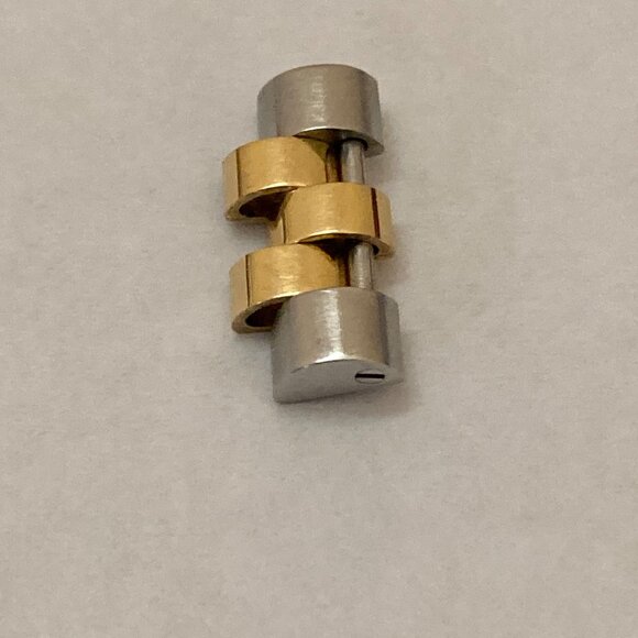 Rolex Jubilee Link 18K Yellow Gold Stainless Steel 15.5 mm Men's - Picture 3 of 5